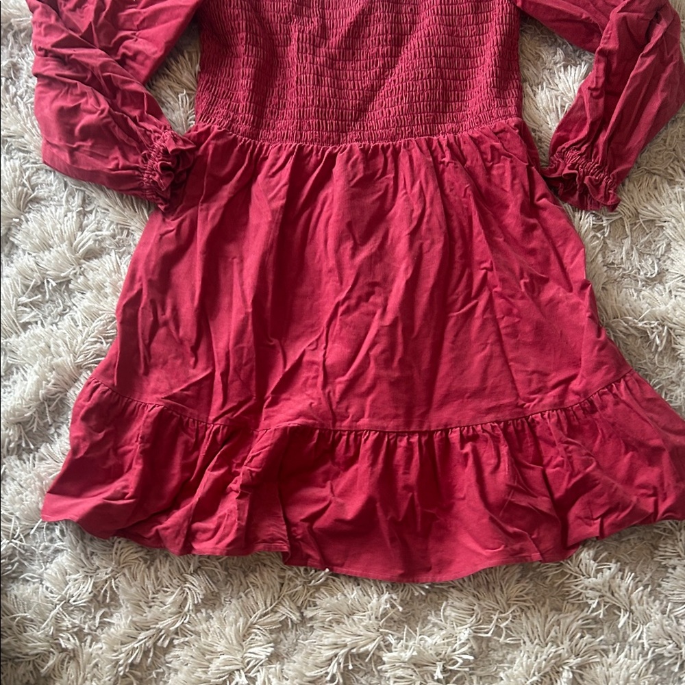 Time and Tru Burgundy Casual Dress - Picture 5 of 6